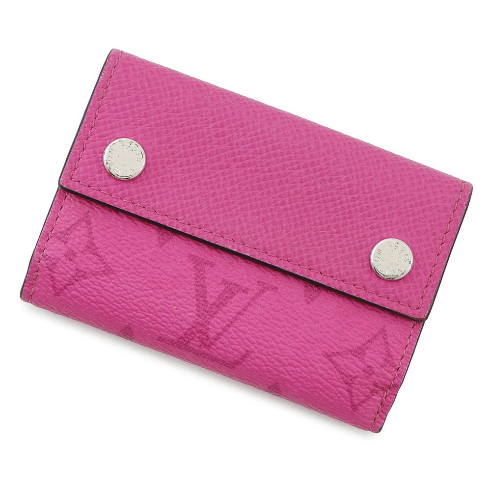 Louis Vuitton Tri fold Wallet Taiga Mara Discovery Compact